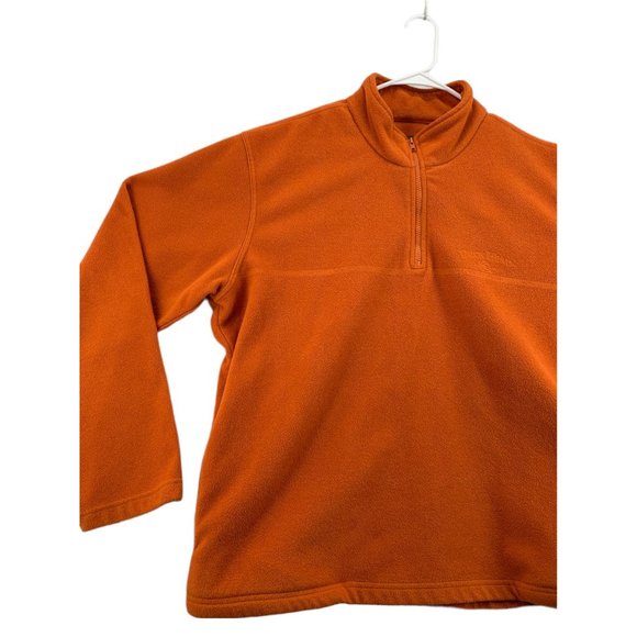 DUCK HEAD Shirt Men's Long Sleeve 1/4 Zip Sweatshirt Orange Size Extra Large - Picture 10 of 12